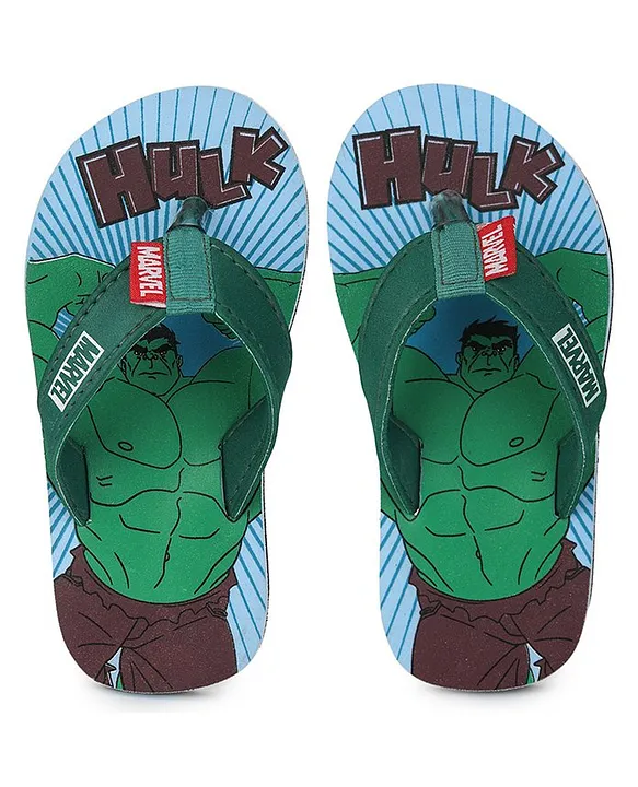 Boys hulk sales slippers