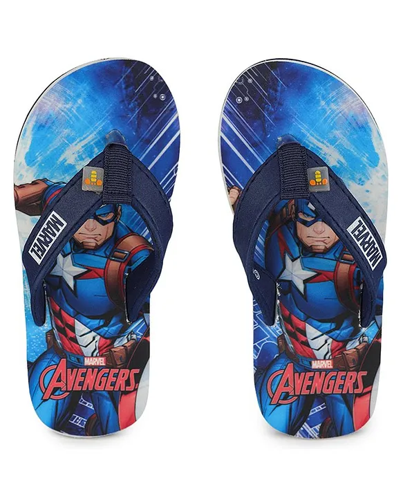 Buy Toothless Slip On Avengers Flip Flops Blue for Boys 5 6Years