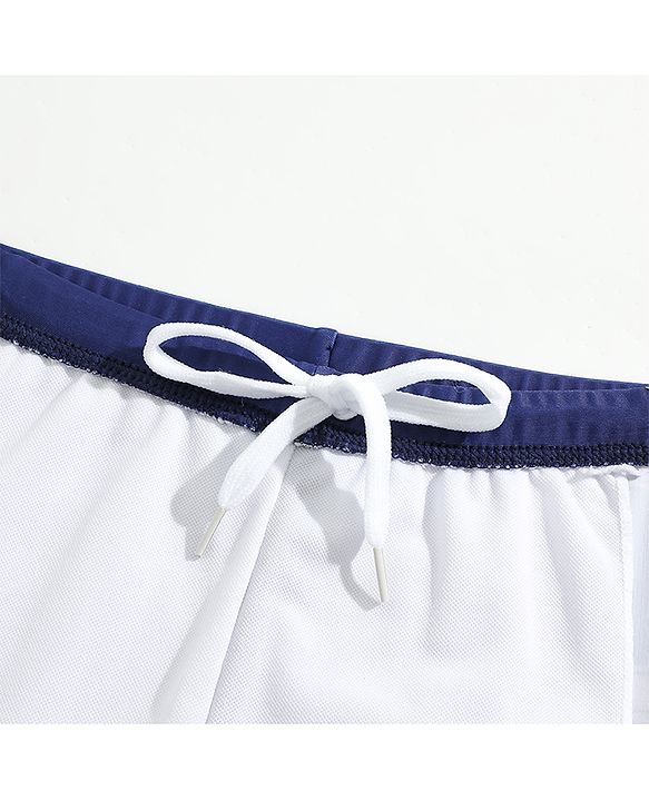Babyhug Swimming Trunks with Cap Astronaut Print - Blue