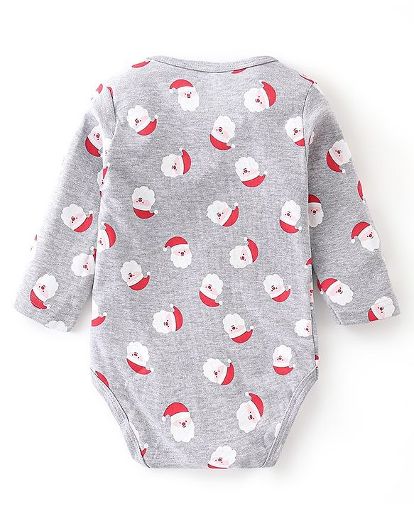 Babyhug Cotton Knit Full Sleeves Onesie Stripes Design - Multicolour