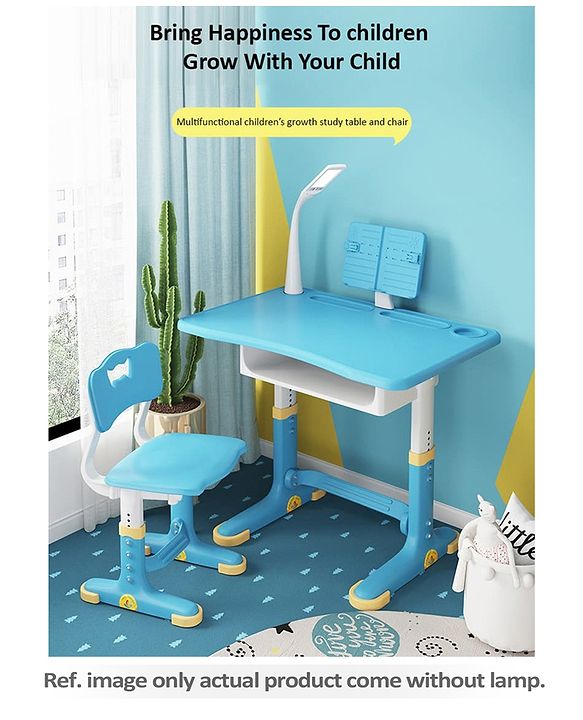 Babyhug Study Table & Chair Set with Height Adjustment - Pink