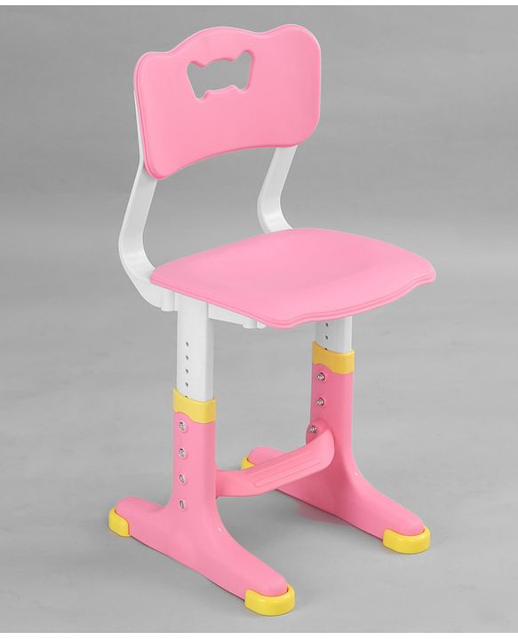 Babyhug Study Table & Chair Set with Height Adjustment - Pink