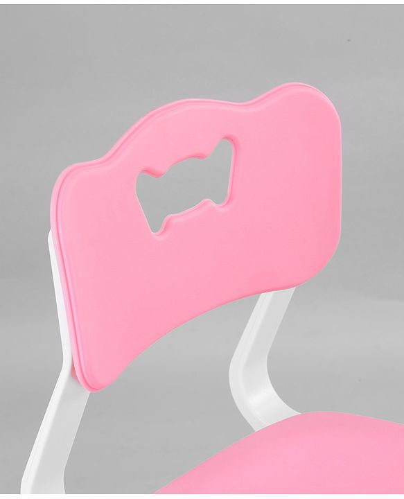 Babyhug Study Table & Chair Set with Height Adjustment - Pink