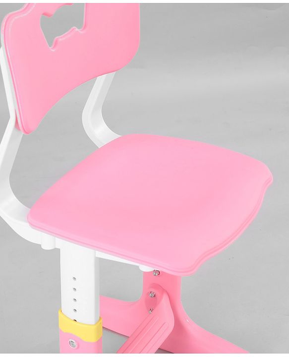 Babyhug Study Table & Chair Set with Height Adjustment - Pink