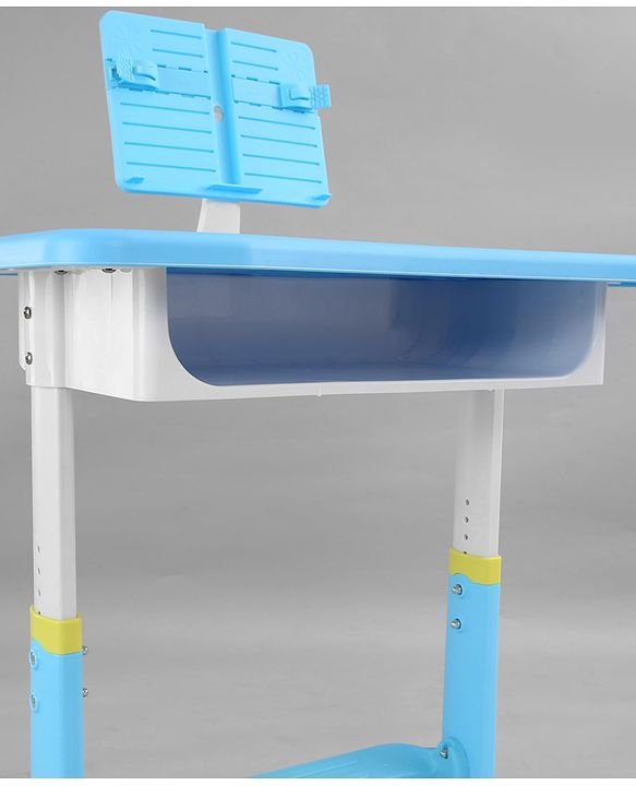 Babyhug Study Table & Chair Set with Height Adjustment  Pink| Reading Frame| Comfortable Backrest| Easy to Assemble| Easy to Clean and Maintain