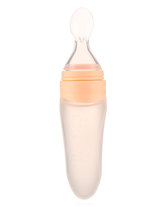 Babyhug Squeezy Silicone Food Feeder- Pink