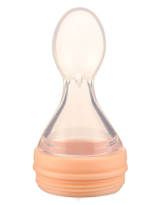 Babyhug Squeezy Silicone Food Feeder- Pink