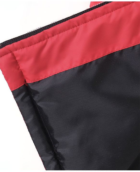 Pine Kids Full Sleeves Discover Printed Heavy Winter Jacket- Red
