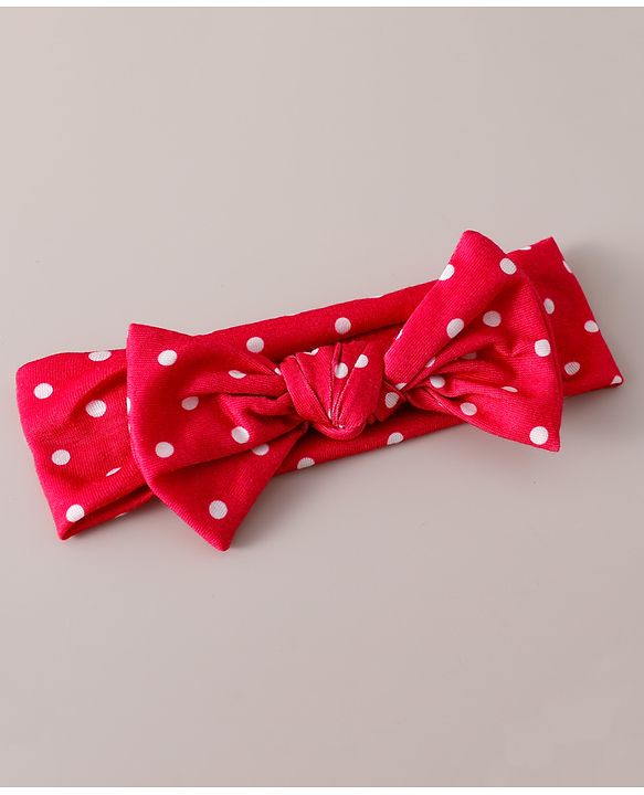 Babyhug Free Size Headbands With Bow Design Pack of 3 - Multicolor