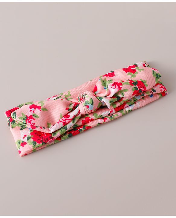 Babyhug Free Size Headbands With Bow Design Pack of 3 - Multicolor