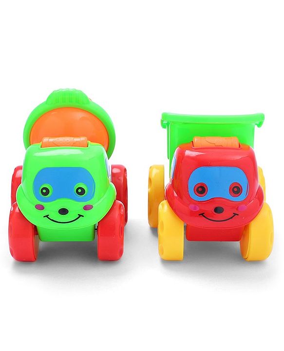 Babyhug Ratteling Truck Pack of 2 - Multicolour