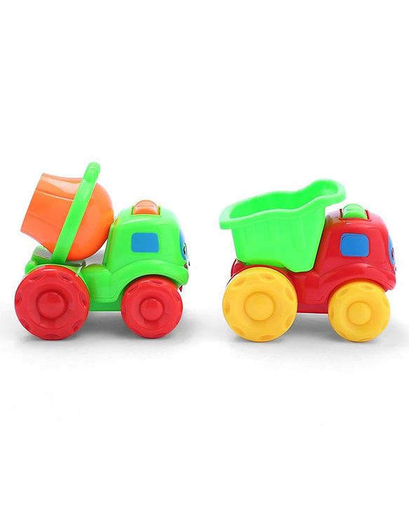 Babyhug Ratteling Truck Pack of 2 - Multicolour