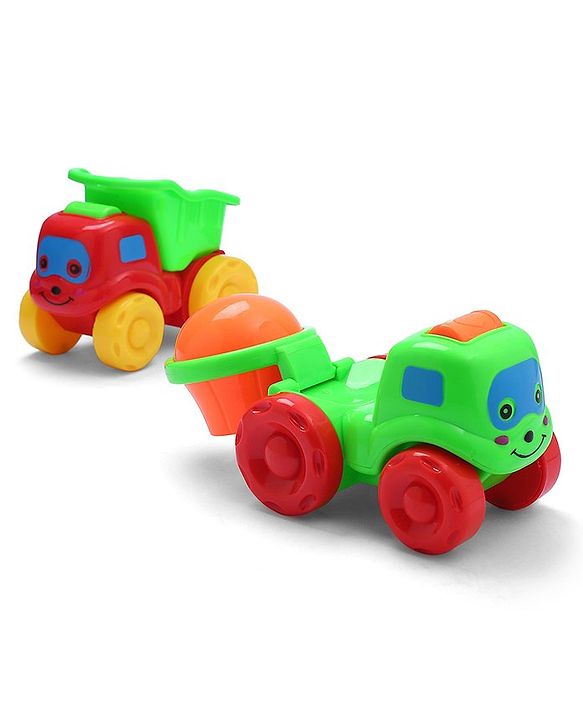 Babyhug Ratteling Truck Pack of 2 - Multicolour
