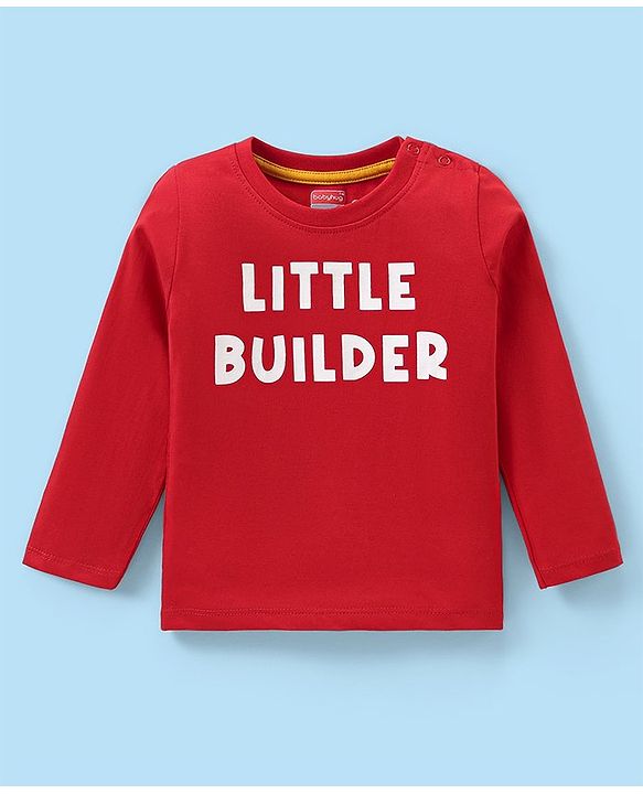 Babyhug 100% Cotton Knit Full Sleeves Tee with Car Graphics Pack of 3 - Multicolour