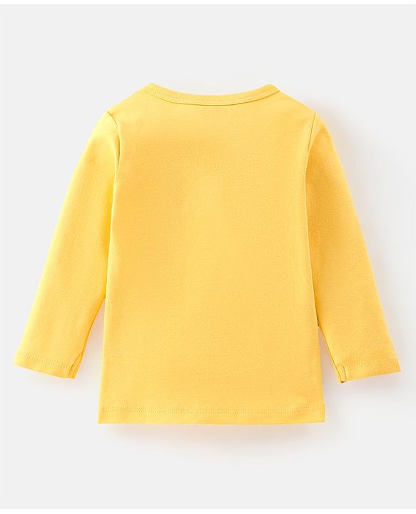 Babyhug Cotton Knit Full Sleeves Vests Vehicle Print Pack of 3 - Yellow Red & Blue