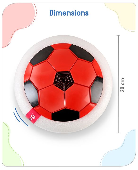 Babyhug Rechargeable Hover Ball - Red