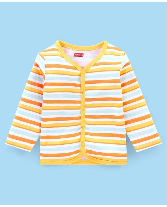 Babyhug 100% Cotton Bear Printed Antibacterial Vest Pack of 5 - Multicolour