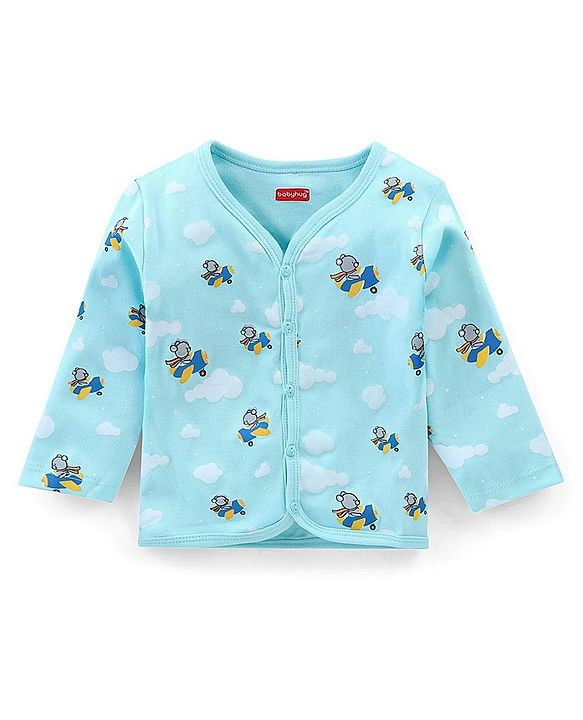 Babyhug 100% Cotton Bear Printed Antibacterial Vest Pack of 5 - Multicolour
