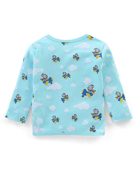 Babyhug 100% Cotton Bear Printed Antibacterial Vest Pack of 5 - Multicolour