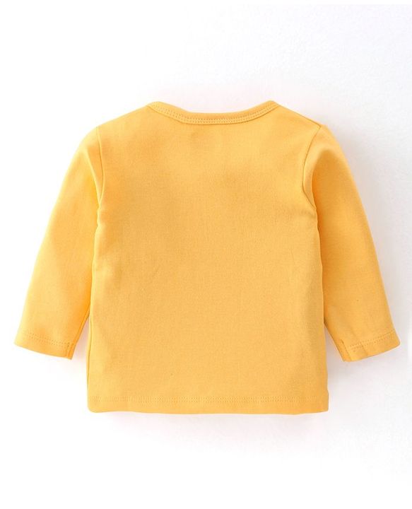 Babyhug 100% Cotton Knit Full Sleeves Antibacterial Vest Dino Print Pack of 3 - Multicolour