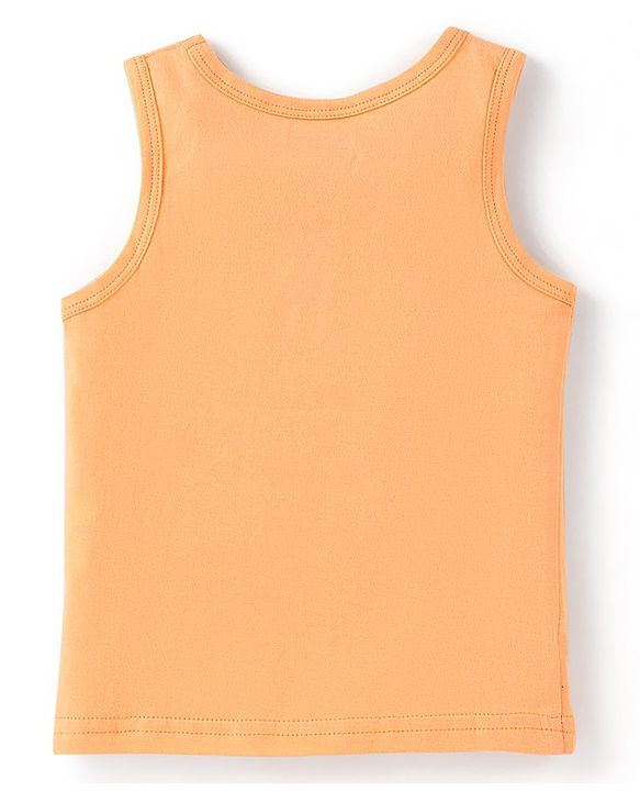 Babyhug 100% Cotton Knit Sleeveless Striped Sando Pack of 3 - Multicolour