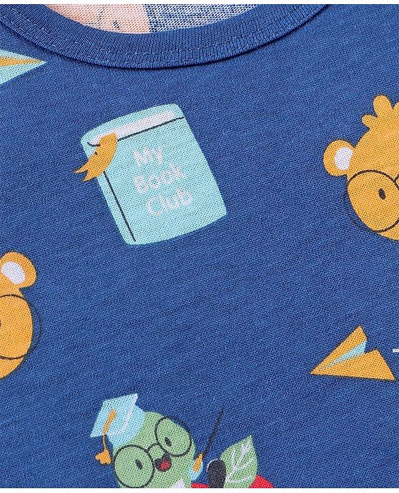 Babyhug 100% Cotton Knit Sleeveless Striped Sando Pack of 3 - Multicolour