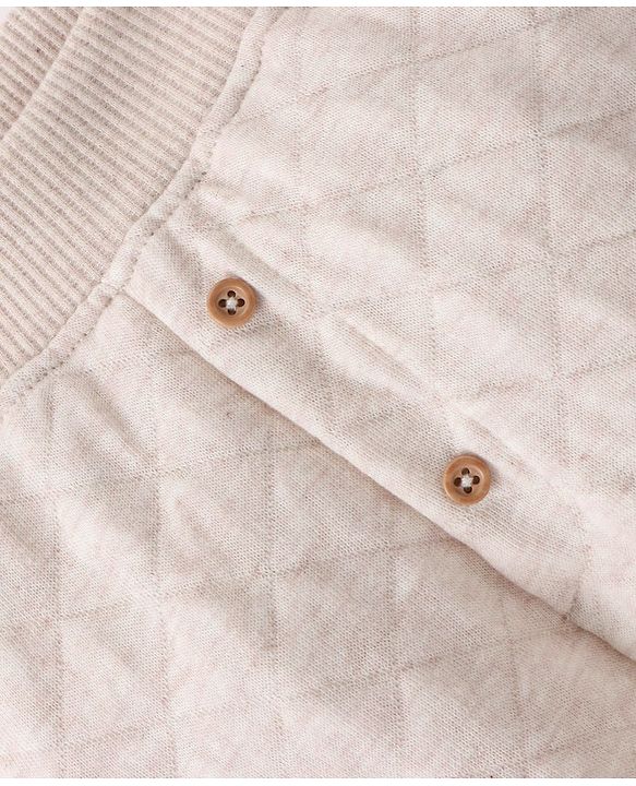 Babyhug Cotton Looper Full Length Lounge Pant Checkered - Cream