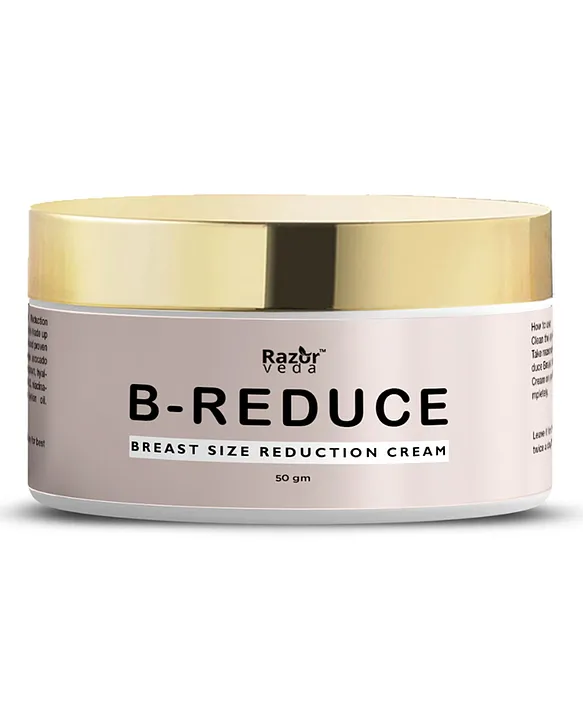Razorveda BREDUCE Breast Reduction Cream for Women Body Massage Cream 50 g  Online in India, Buy at Best Price from  - 14329953