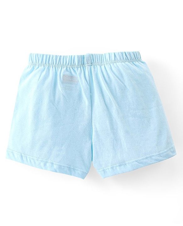 Babyhug 100% Cotton Trunk Dino Print Pack Of 5 - Green Blue & Yellow