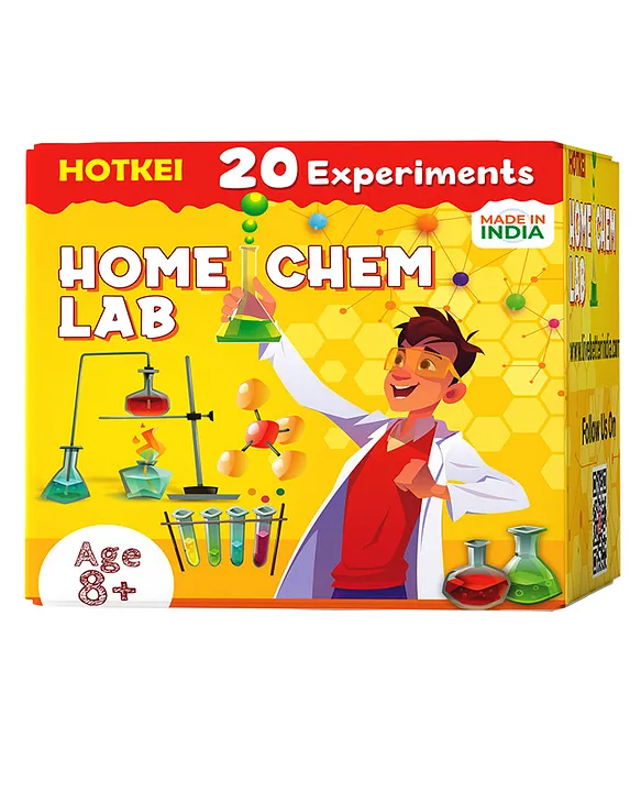 at　India,　Chemistry　Kit　Science　(8-14Years)　for　Buy　Games　Experiment　Multicolor　Educational　Online　14335104　HOTKEI　Educational