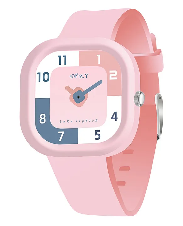 Pine Kids Free Size Analog Watch with Rainbow Print Pink for Girls  (5-10Years) Online in India, Buy at FirstCry.com - 13977592