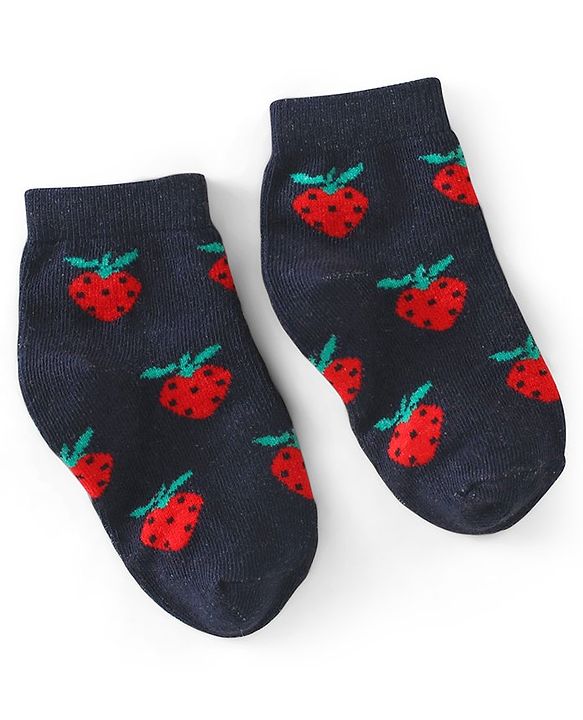 Cute Walk By Babyhug Non Terry Anti Bacterial Ankle Length Design Socks Pack of 7 - Multicolour