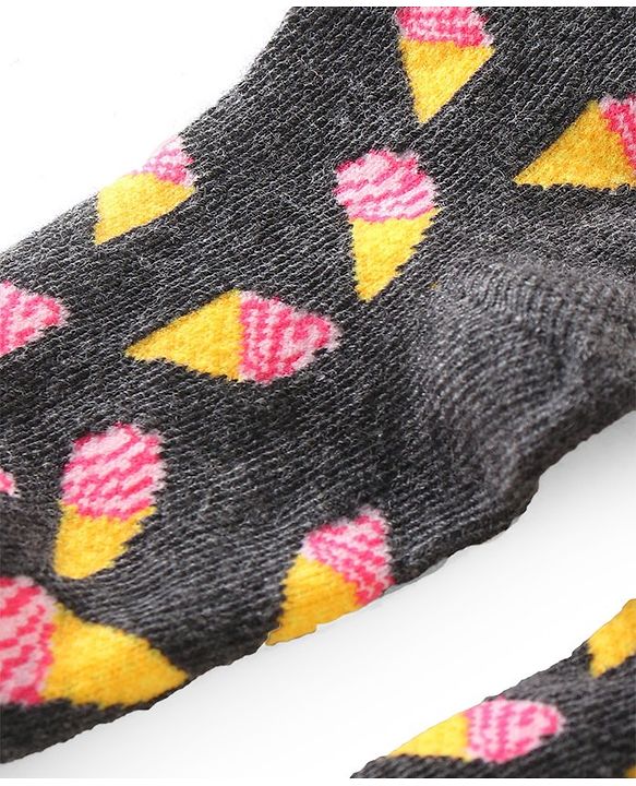 Cute Walk By Babyhug Non Terry Anti Bacterial Ankle Length Design Socks Pack of 7 - Multicolour