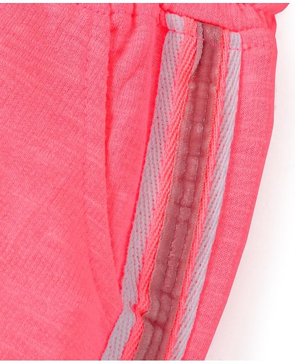 Babyhug Cotton Looper Mid Thigh Length Skirt Solid Colour - Pink