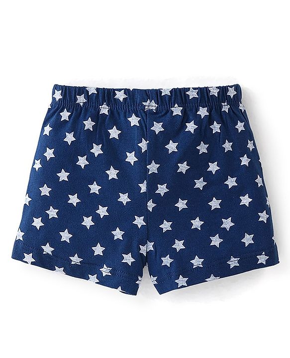 Babyhug 100% Cotton Knit Bear Printed Trunk Pack of 5 - Multicolour