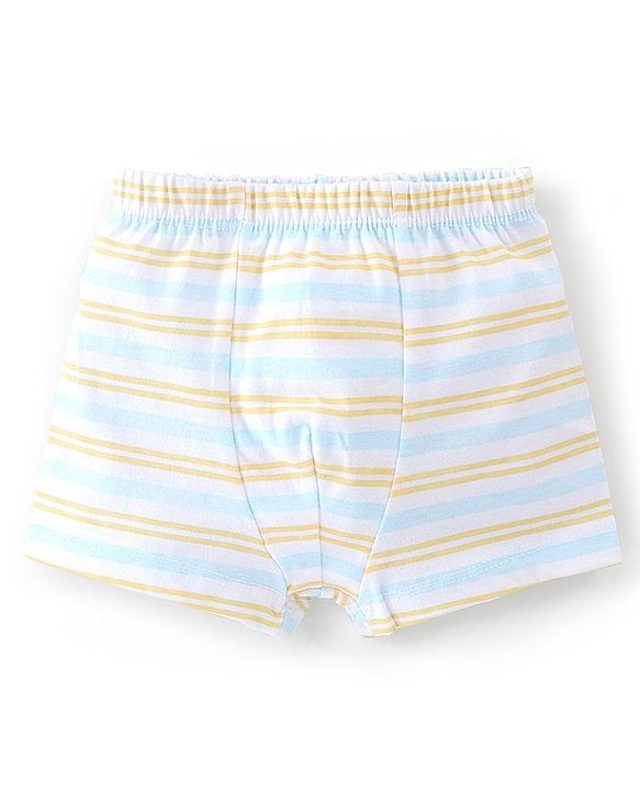 Babyhug 100% Cotton Knit Bear Printed Trunk Pack of 5 - Multicolour