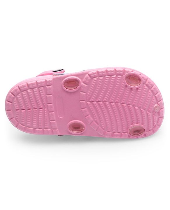 Cute Walk by Babyhug Clogs with Back Strap Unicorn Print - Pink