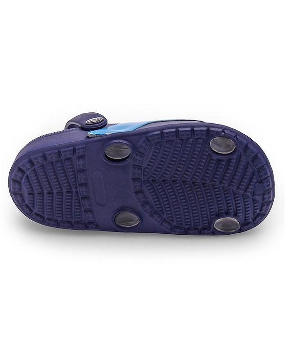 Cute Walk by Babyhug Clogs with Back Strap Astronaut Print - Navy Blue