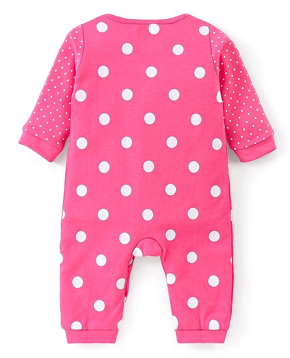 Babyhug 100% Cotton Interlock Knit Romper Floral Print Pack of 2 - Multicolour