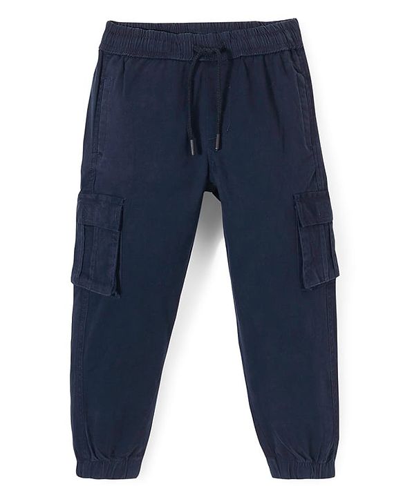 Pine Kids Full Length Elasticated Waist Jogger - Navy Blue