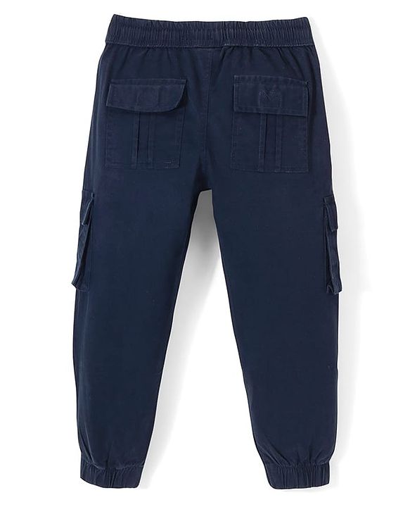 Pine Kids Full Length Elasticated Waist Jogger - Navy Blue