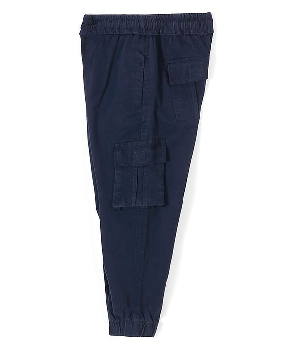 Pine Kids Full Length Elasticated Waist Jogger - Navy Blue