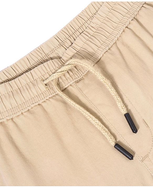 Pine Kids Full Length Elasticated Waist Jogger Fit Trouser- Beige