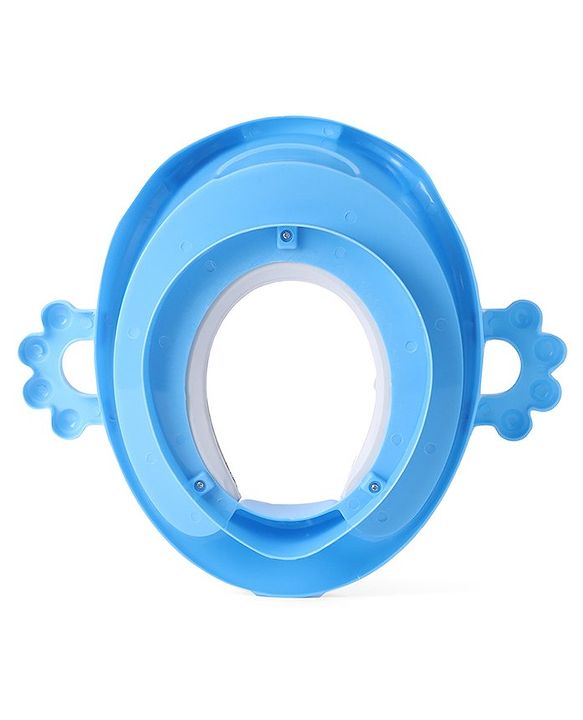 Babyhug Cushioned Potty Seat with Handle & Back Rest - Blue