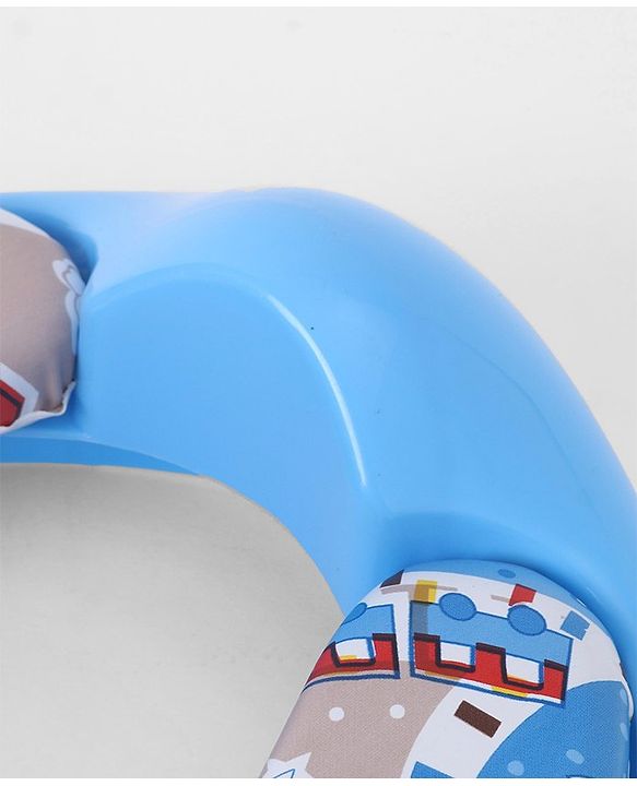 Babyhug Cushioned Potty Seat with Handle & Back Rest - Blue