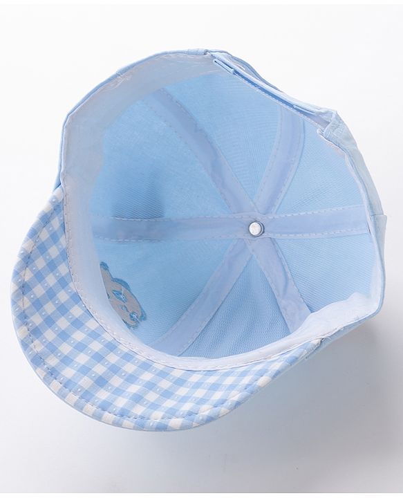 Babyhug Baseball Cap Panda Design Blue - Diameter 16 cm