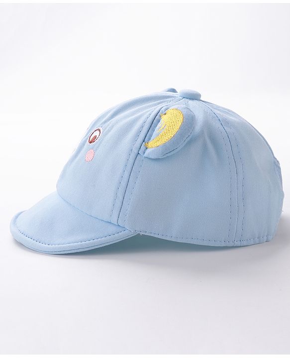 Babyhug Baseball Caps Bear Design Blue - Diameter 16 cm