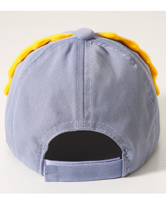 Babyhug Baseball Cap Dinosaur Print Grey - Diameter 15.5 cm