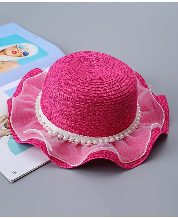 Babyhug Straw Hat - Pink