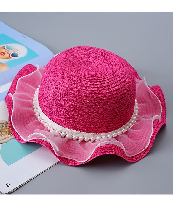 Babyhug Straw Hat - Pink